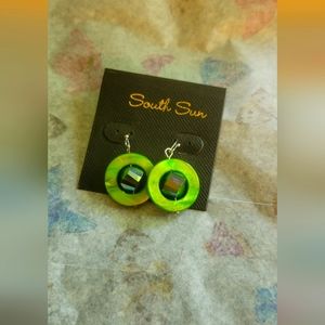 NWT Green Earrings